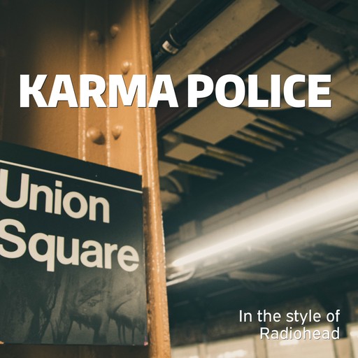 Karma Police – Radiohead (album cover, karaoke on Singa)