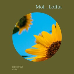 Moi... Lolita – Alizée (album cover, karaoke on Singa)