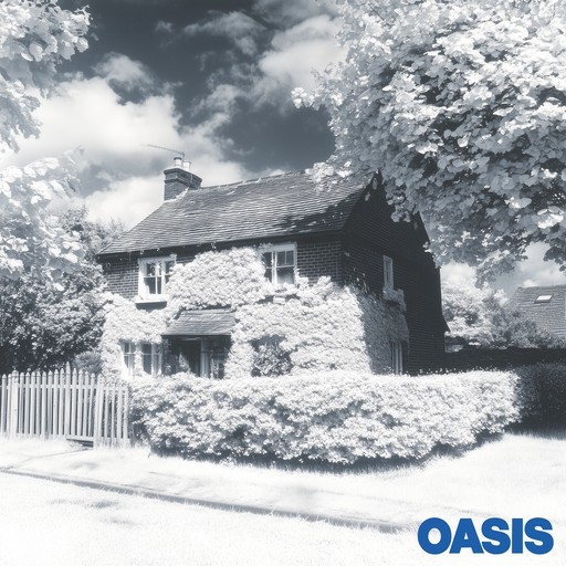 Live Forever – Oasis (album cover, karaoke on Singa)