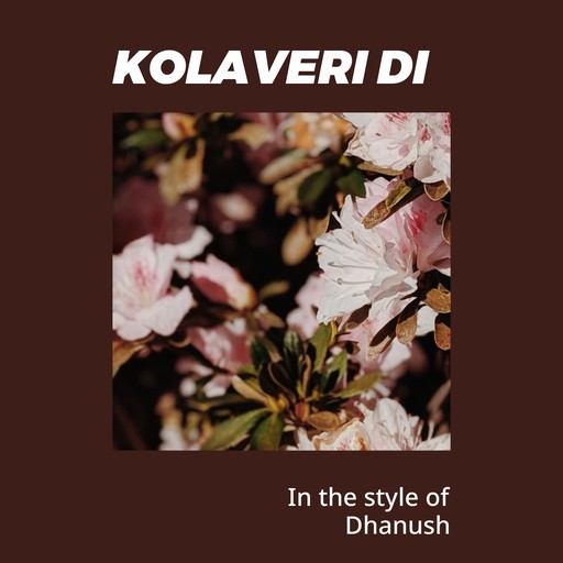 #3 Kolaveri Di – Dhanush (album cover, karaoke on Singa)