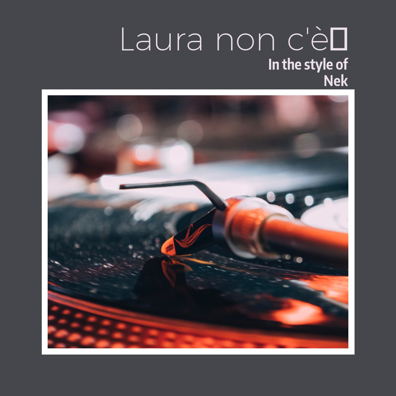 Laura non c'è karaoke cover