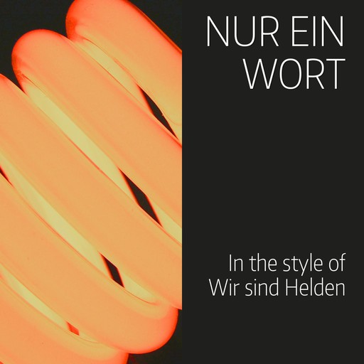 Nur Ein Wort – Wir sind Helden (Albumcover, Karaoke auf Singa)