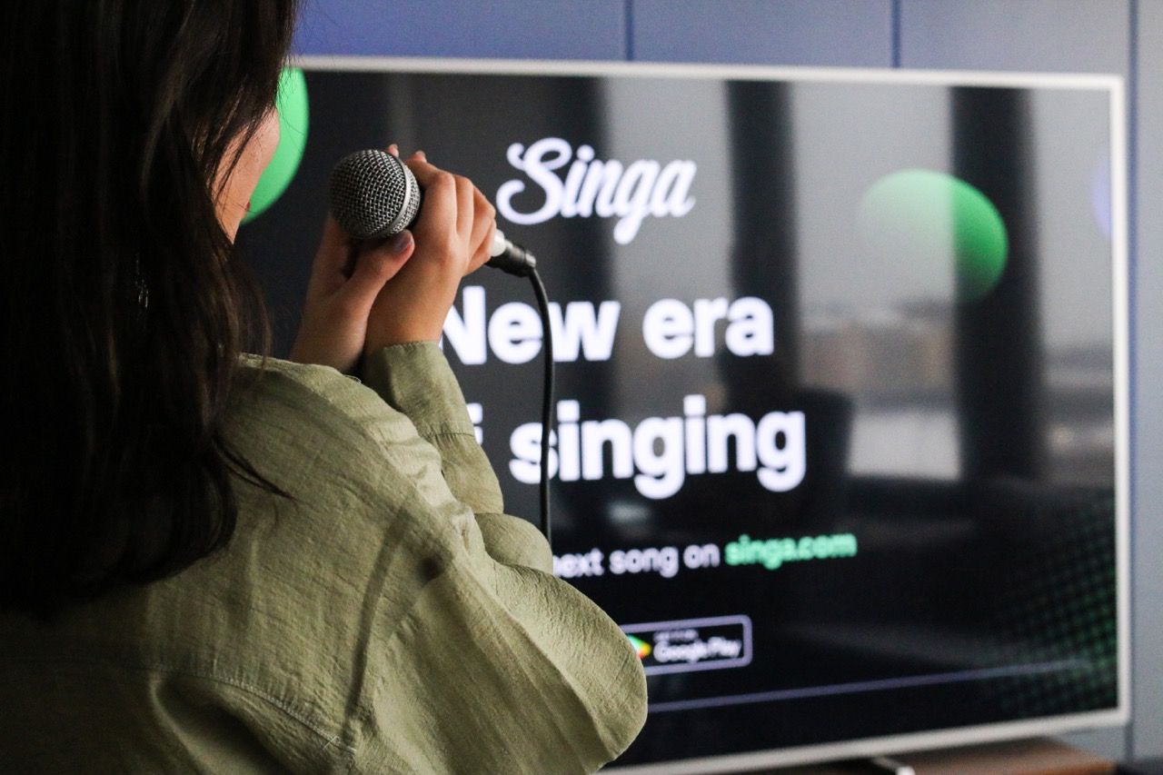 Karaoke tech made easy by Singa