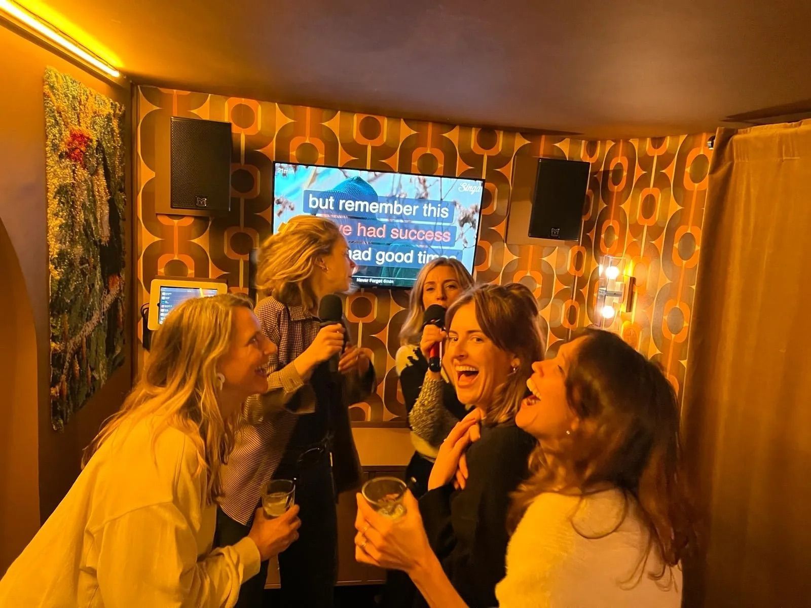 Karaoke room powered by Singa