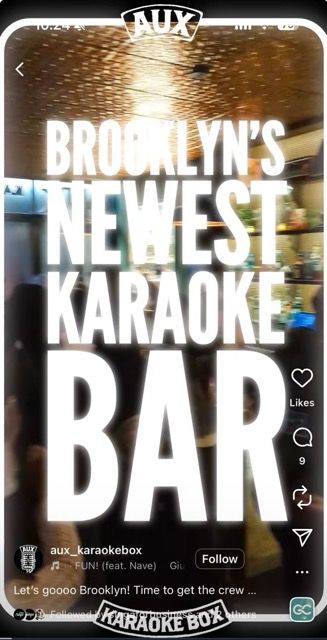 AUX Karaoke Box Bogo Deal ad.