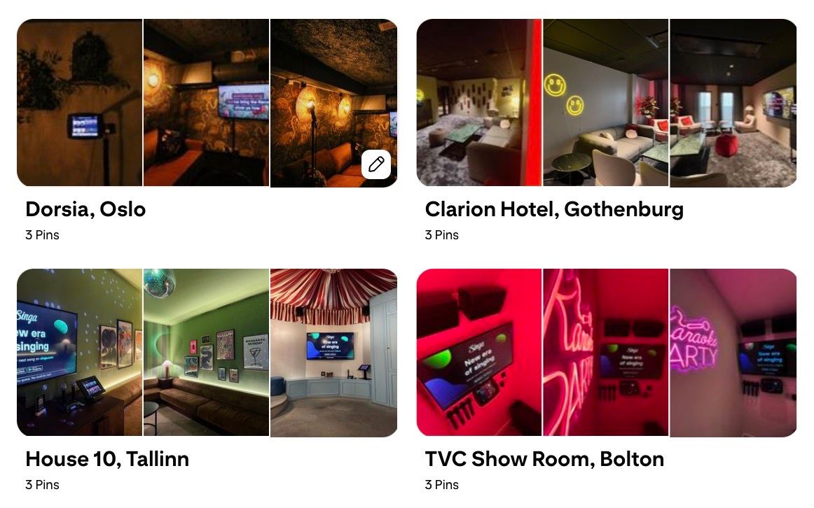 Karaoke room design pinterest board.