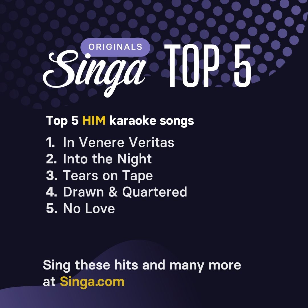 Top HIM karaoke songs on Singa.