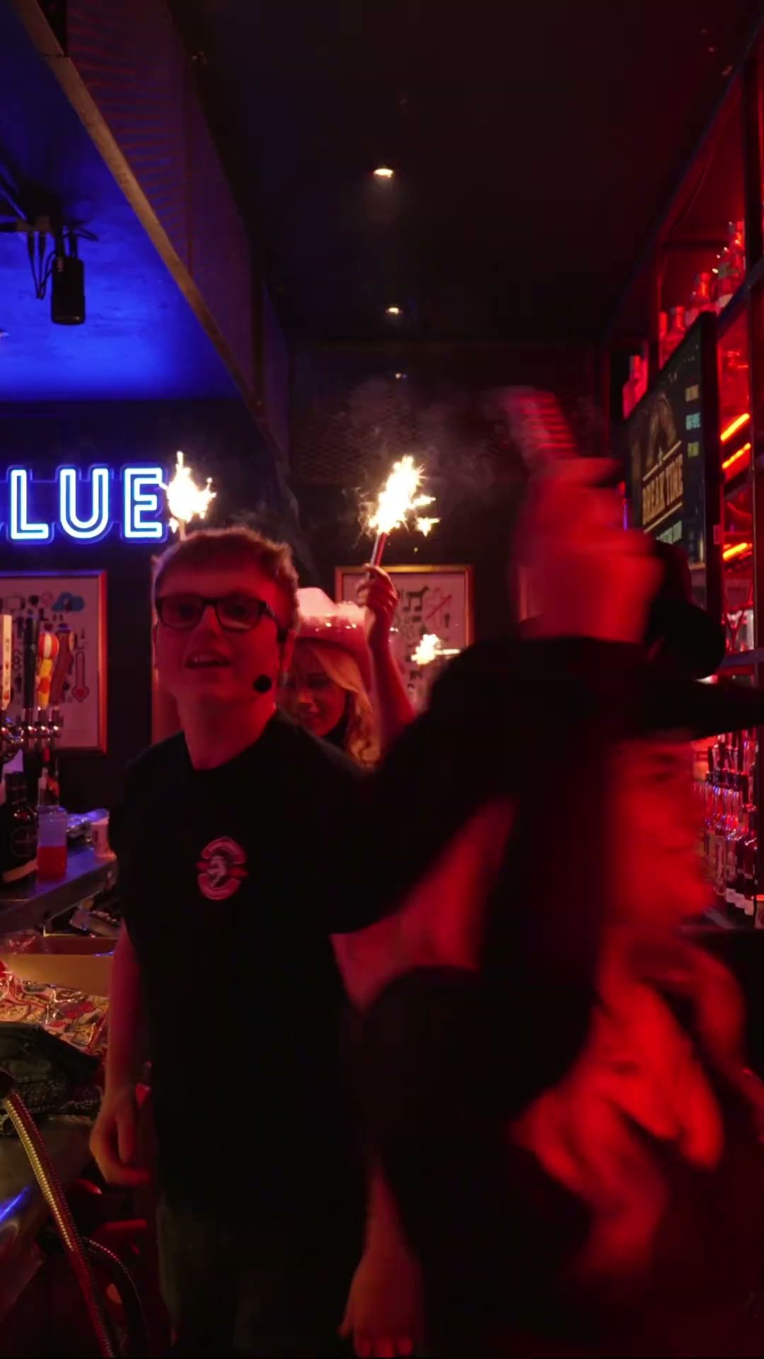 The MOJO bar, where karaoke guests return for rounds between songs