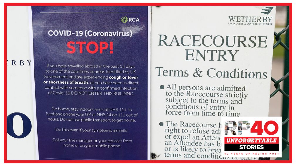 headline: Uncertainty around racing's return as <b>coronavir