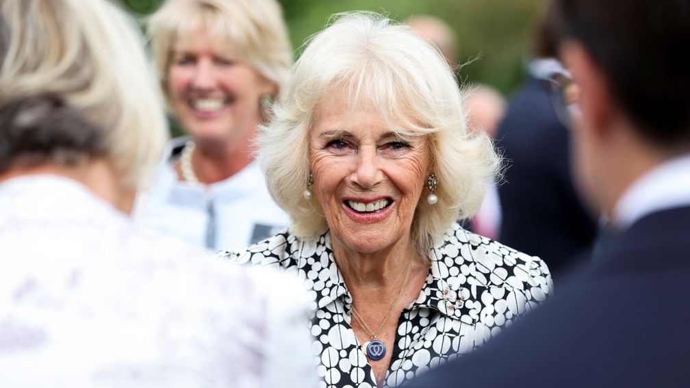 Queen Camilla at the National Stud