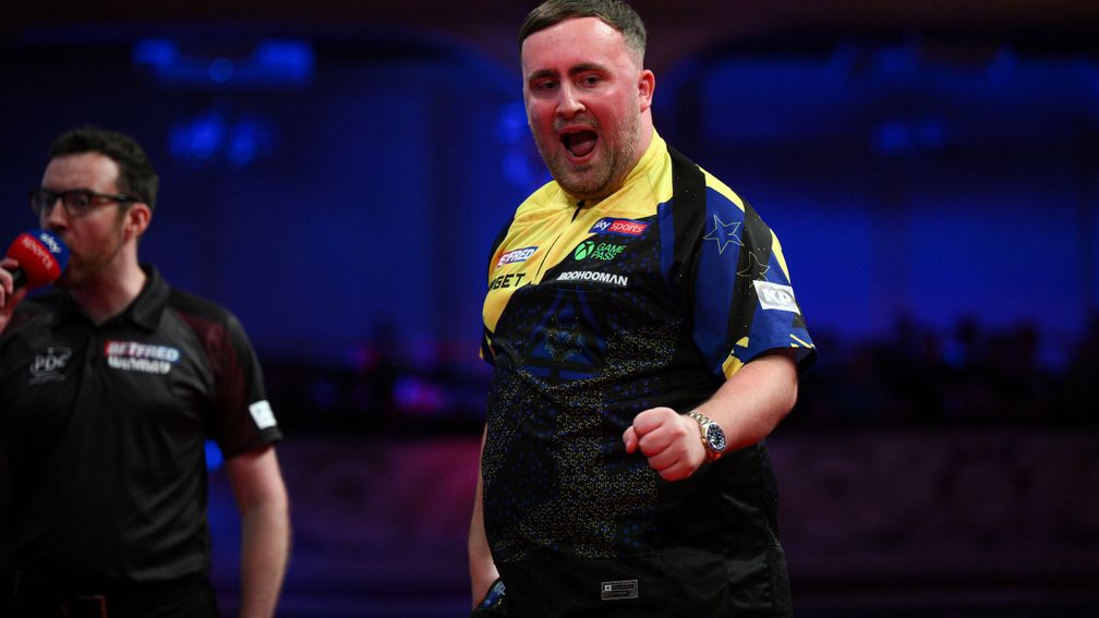 Darts action at Winter Gardens