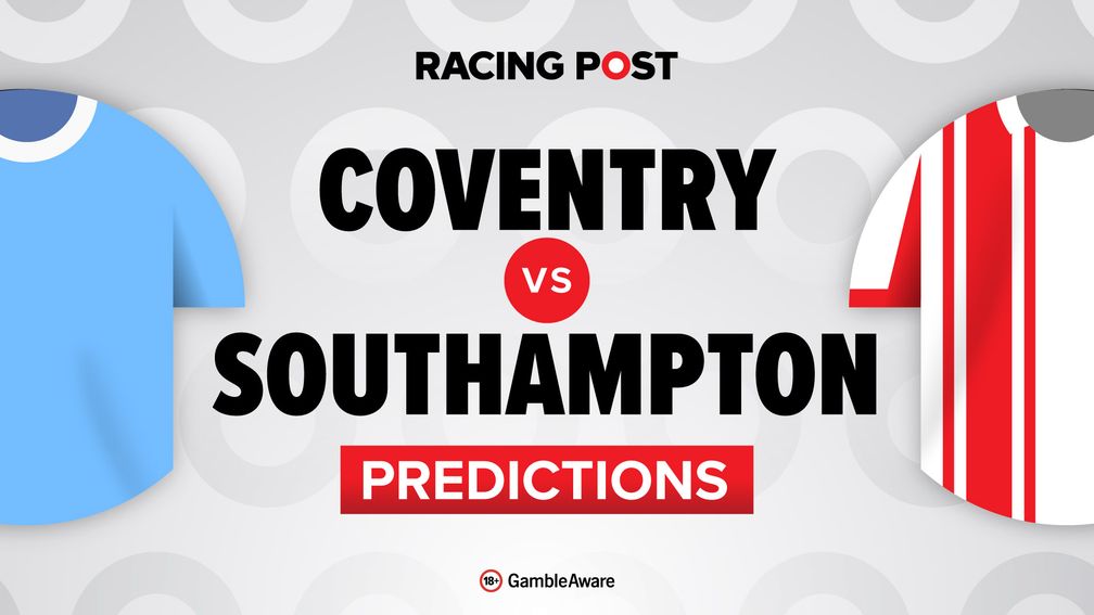 Football predictions and match graphics for Coventry vs Southampton