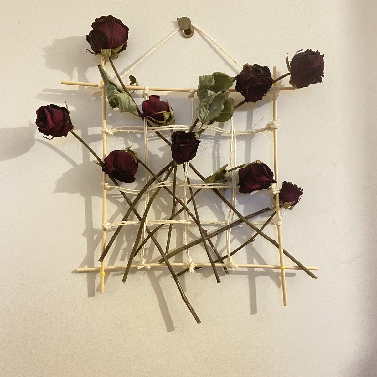 麻绳干花DIY | 0元做个干花挂画