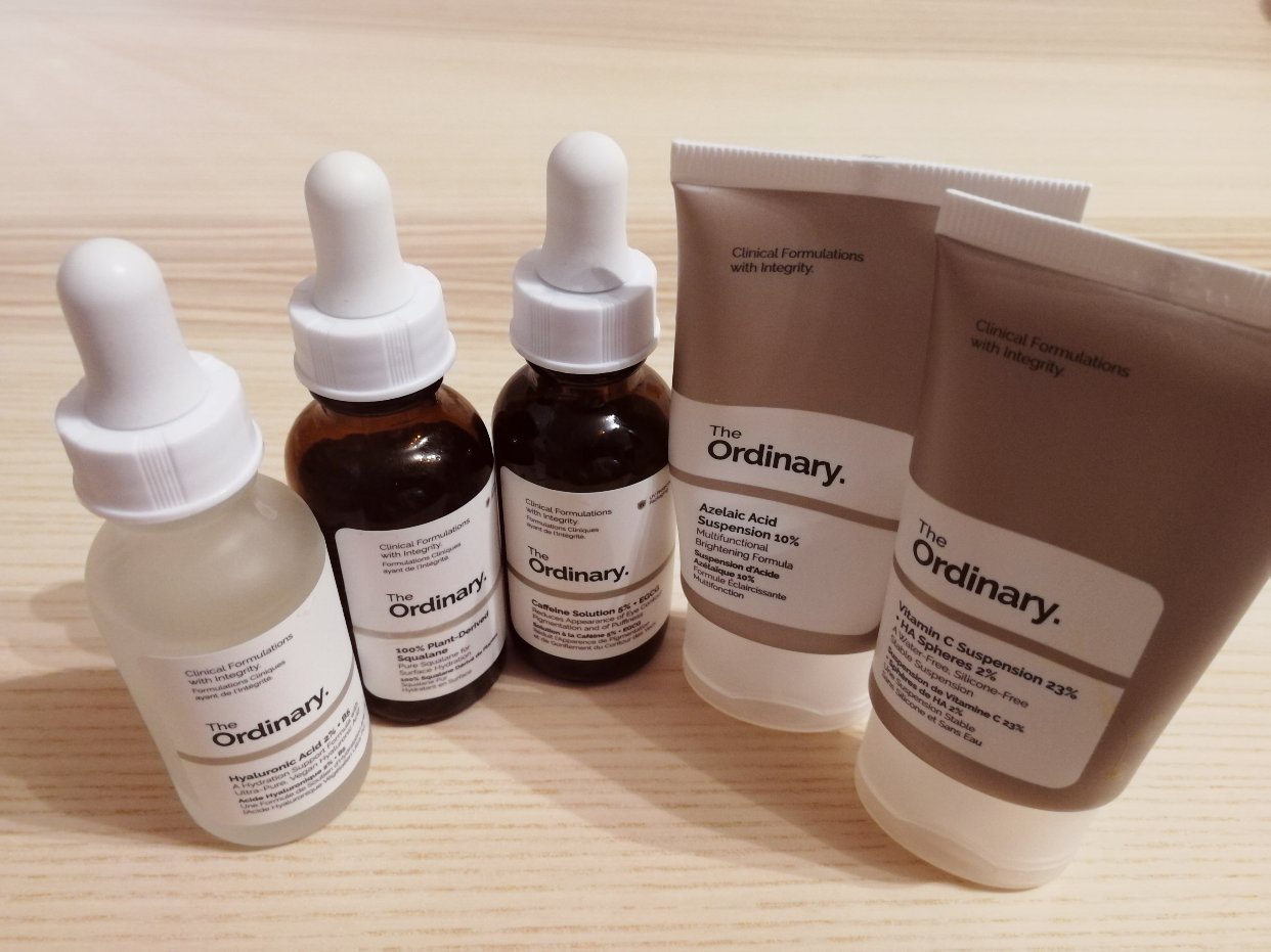 The Ordinary 角鲨烯/玻尿酸/Vc美白使用感受