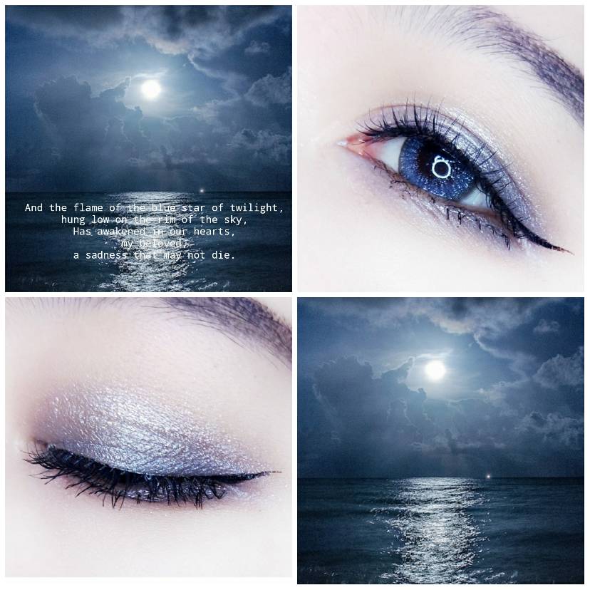 【如何画好蓝色眼妆】蓝星幽光眼妆教程 Colourpop s