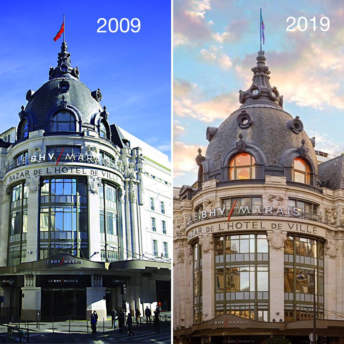 Le BHV Marais 诚邀你参加10年挑战！