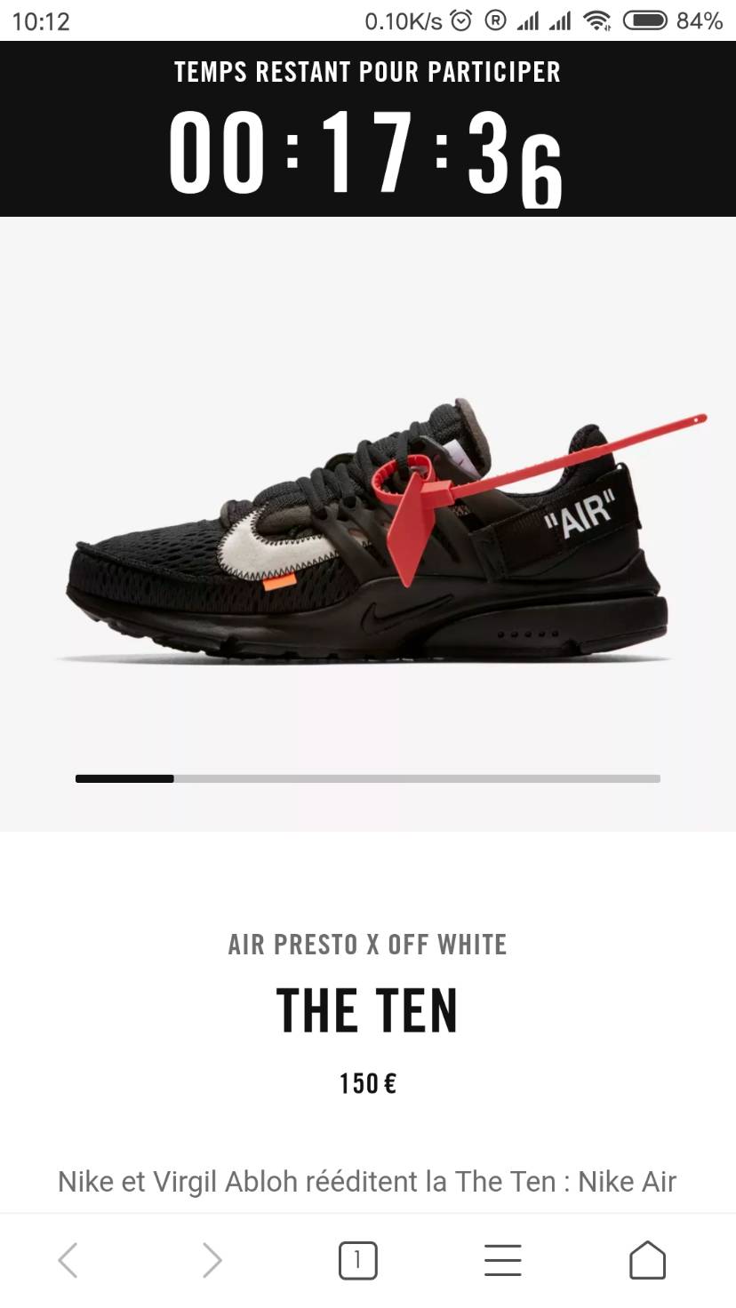 耐克联名off-white