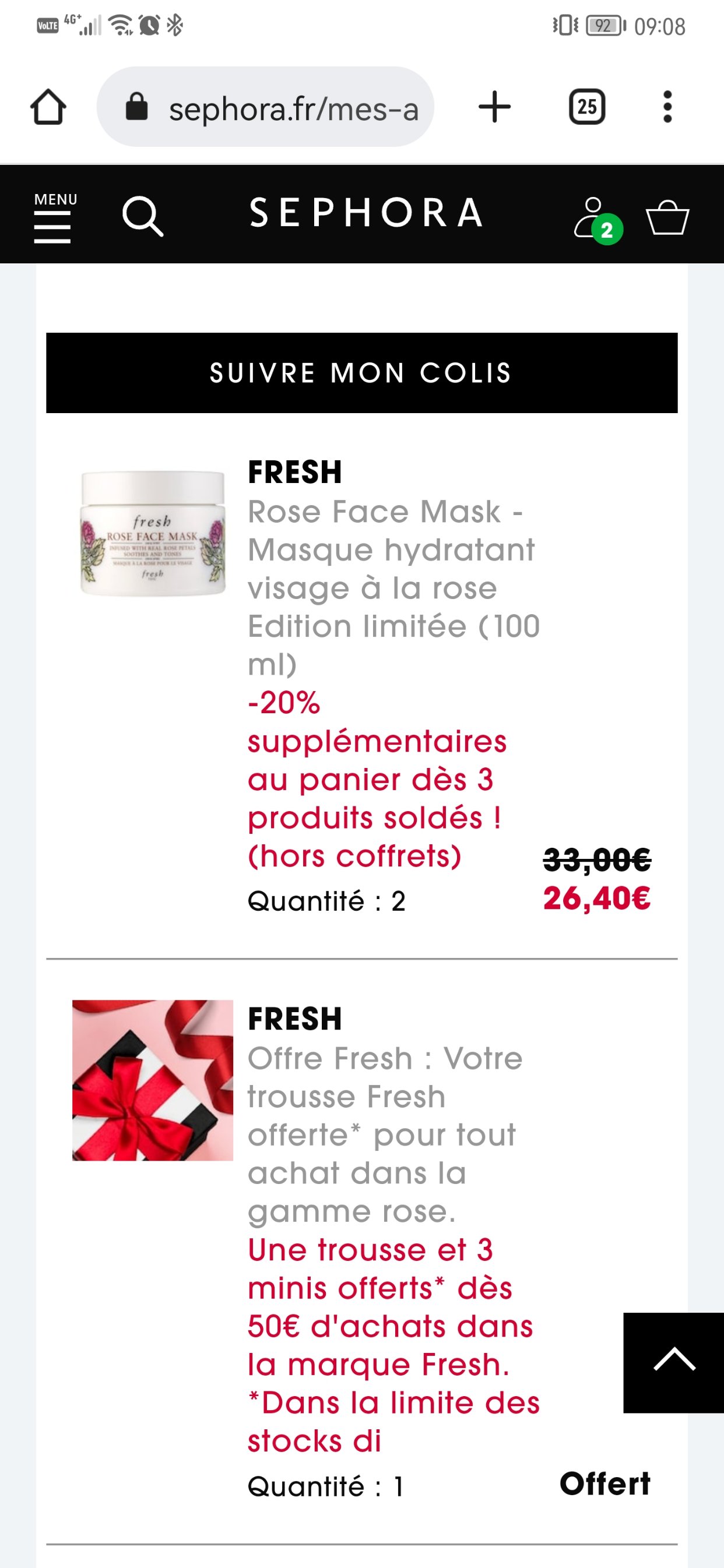 意外抢到超级划算的fresh面膜