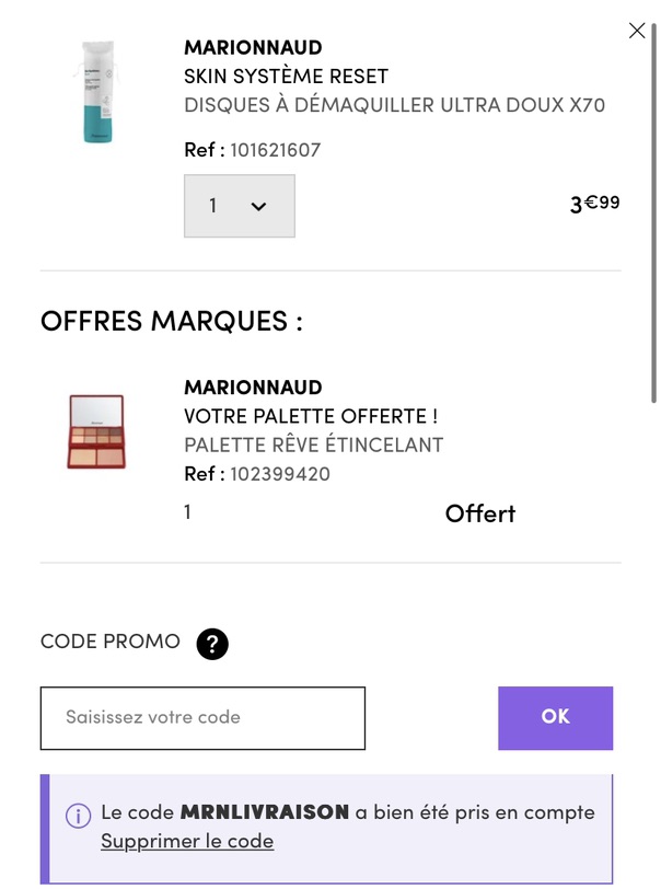 🇫🇷marionnaud薅羊毛
