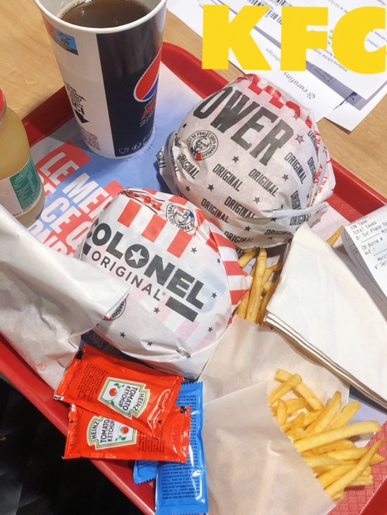 抓住KFC 10欧2个套餐的尾巴