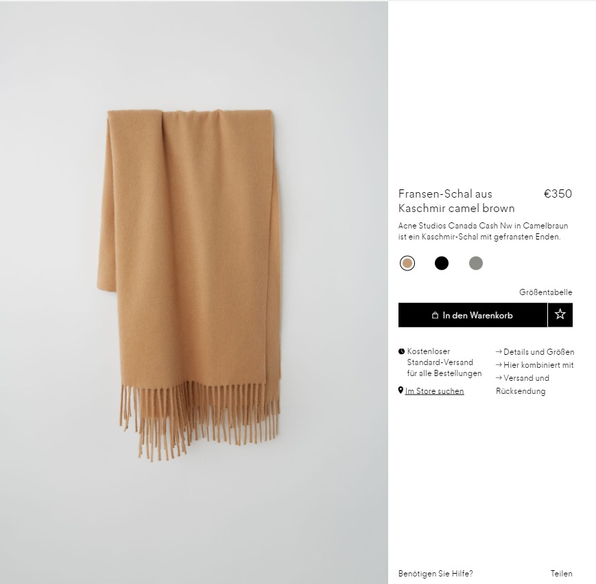 【提问】acne studios 围巾选哪个好呢？