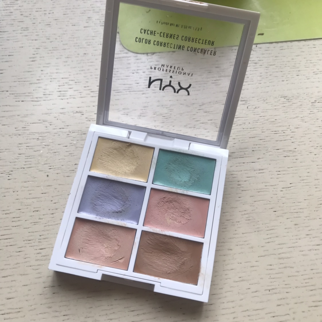 nyx 6 色遮瑕