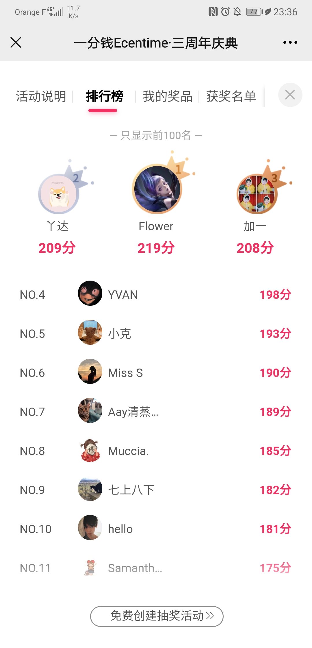 一分钱生快！