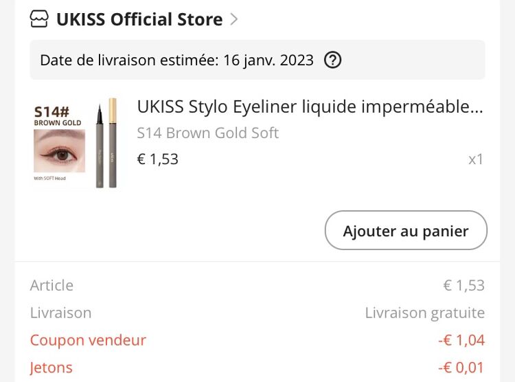 🇫🇷ukiss眼线液笔/睫毛膏/水纯露5毛一根🤯