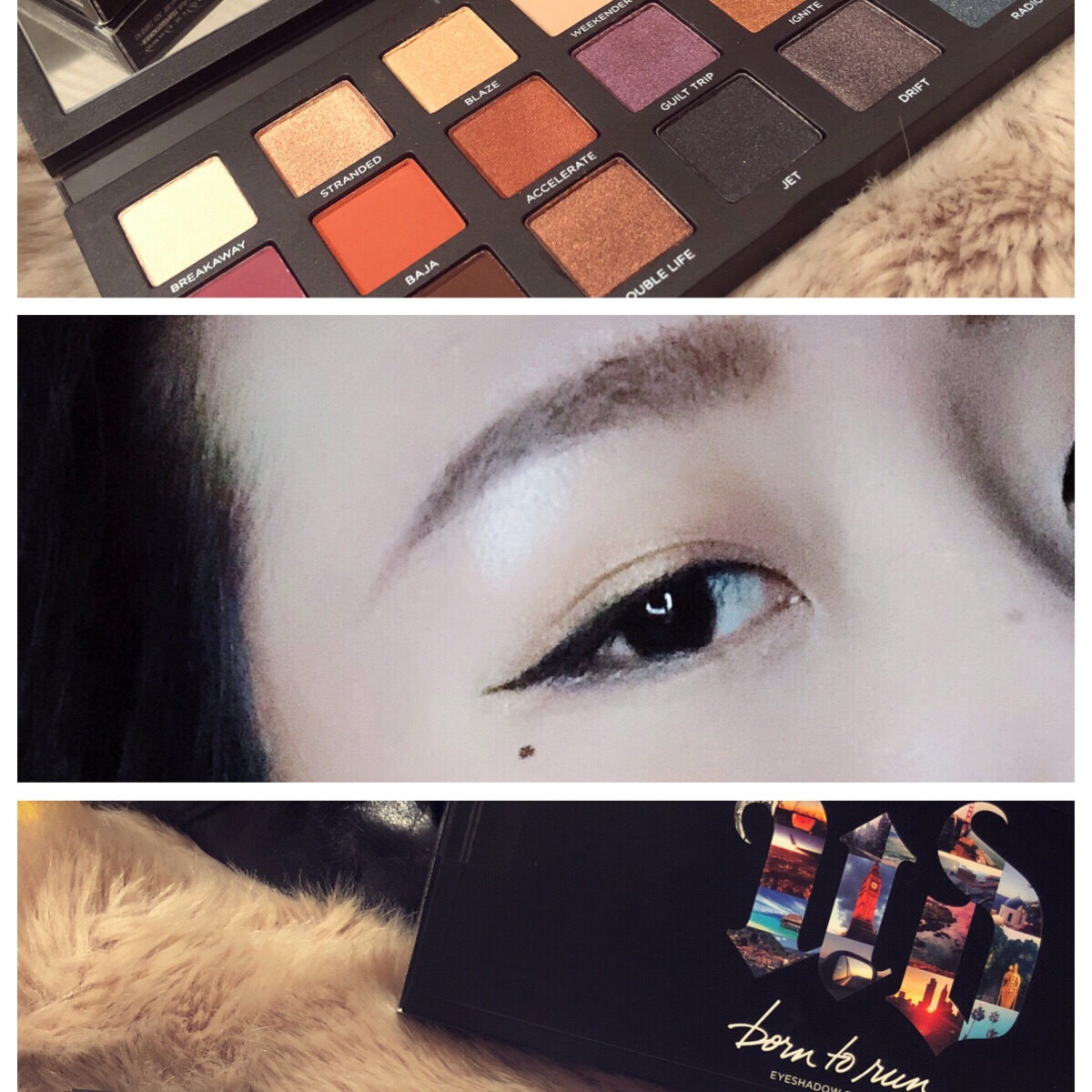 UD Born to run续上⬆️ 2种不同试妆💫