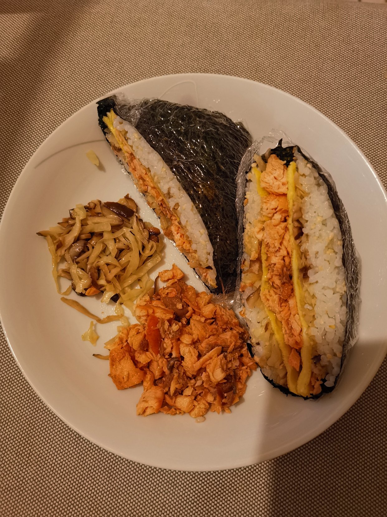 今天的晚饭