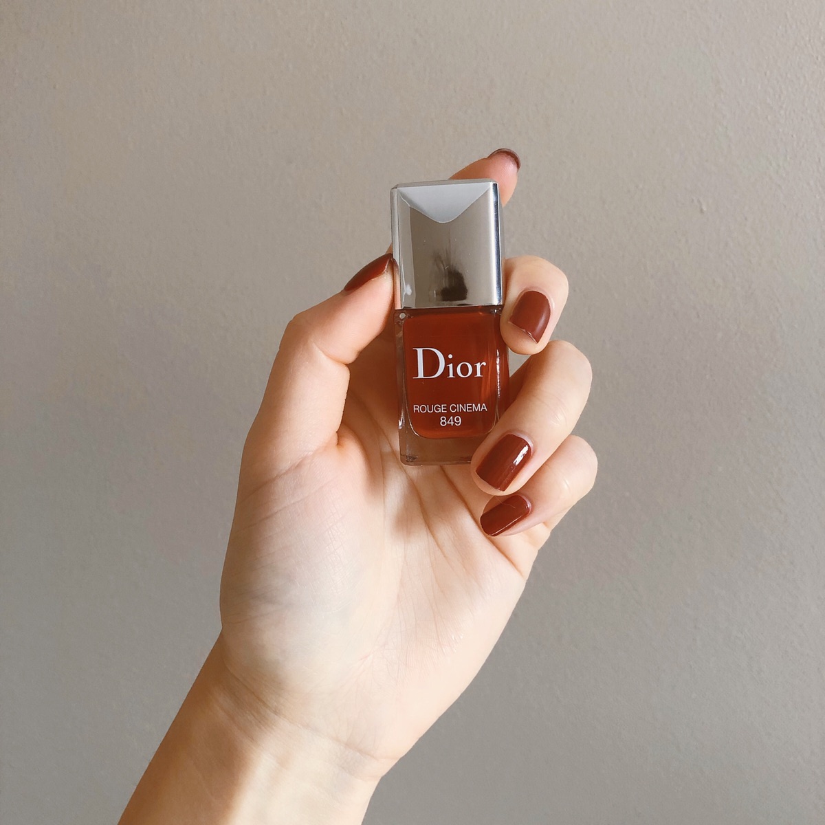 Dior指甲油新限定849！绝美枫叶红！