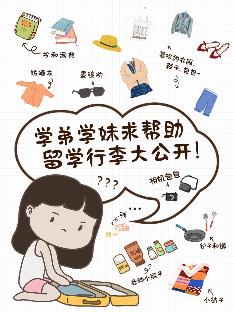 你出国的时候，行李里面都装了些啥？