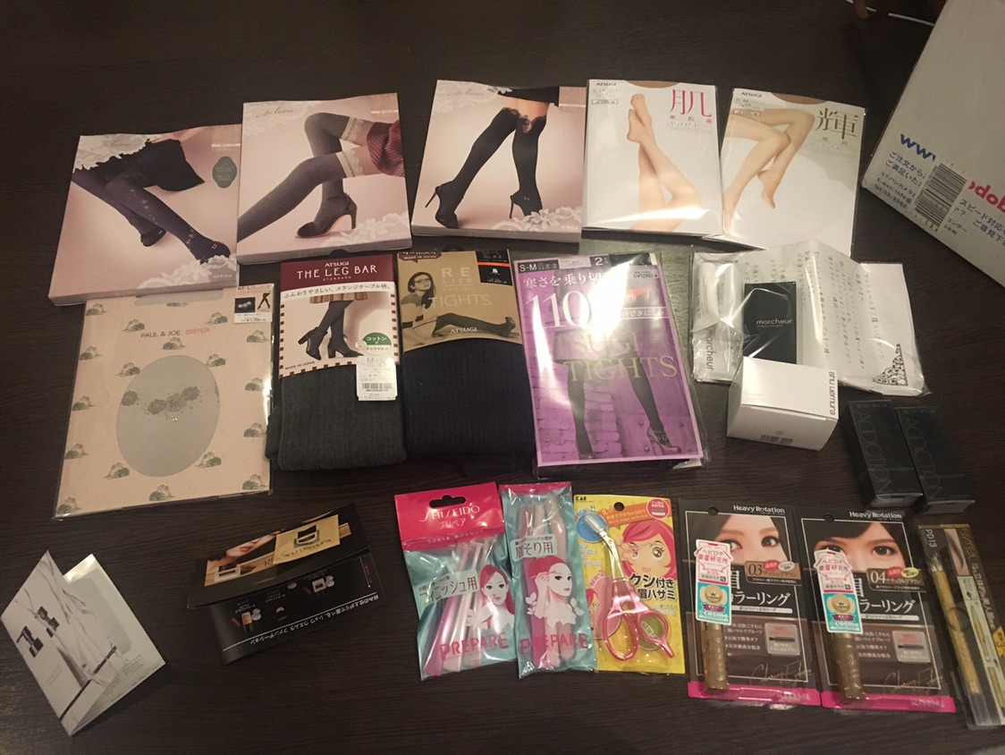 Atsugi厚木袜子addiction液体腮红染眉膏马车遮瑕