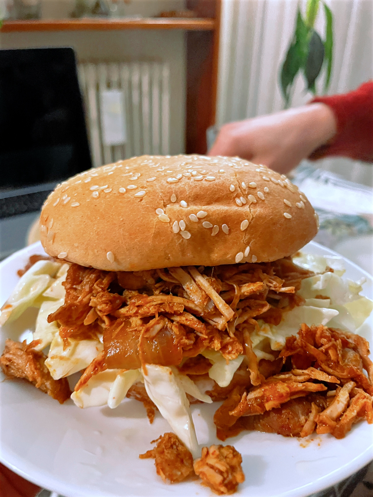 深夜食谱🍔自制Pulled Pork手撕猪肉汉堡