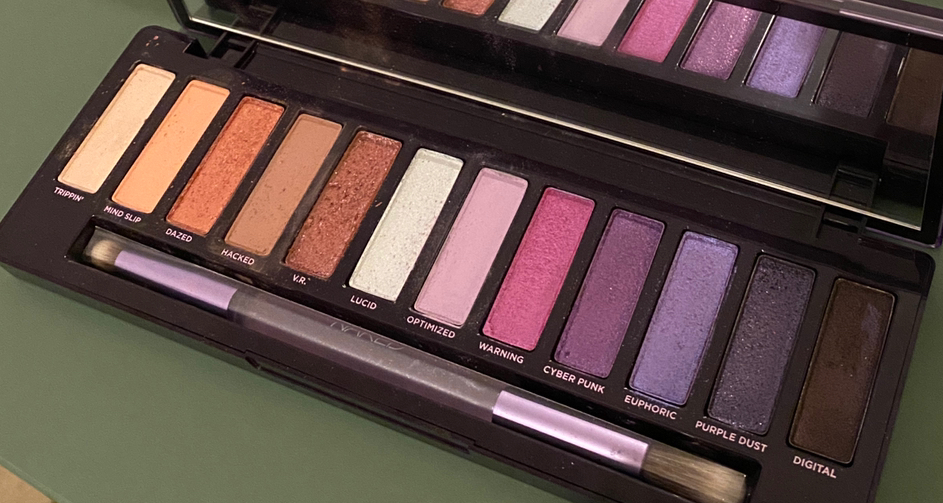 URBAN DECAY 电光紫眼影盘使用心得