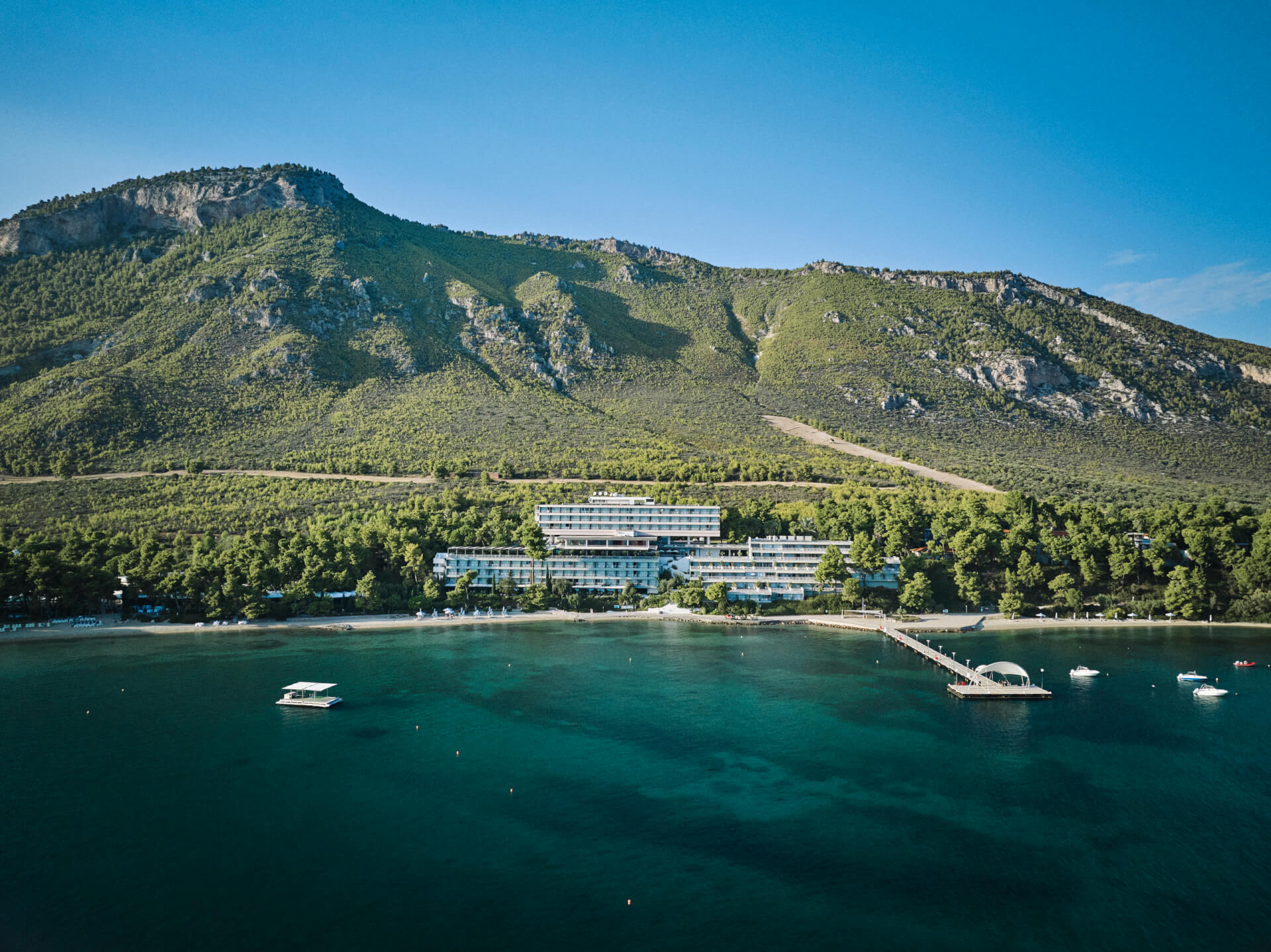 Gregolimano sea and beach aerial