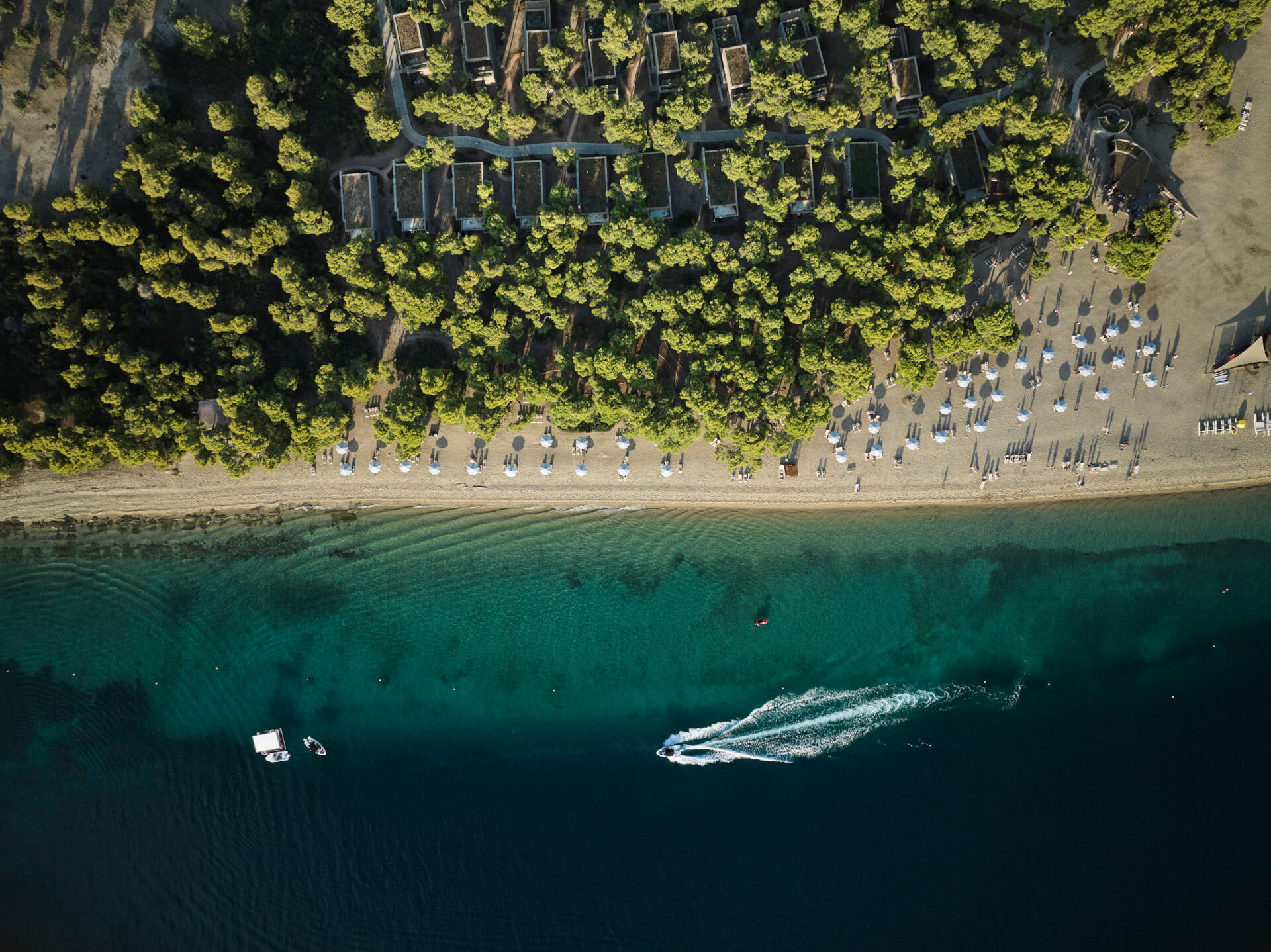 Club Med Gregolimano sunny aerial view