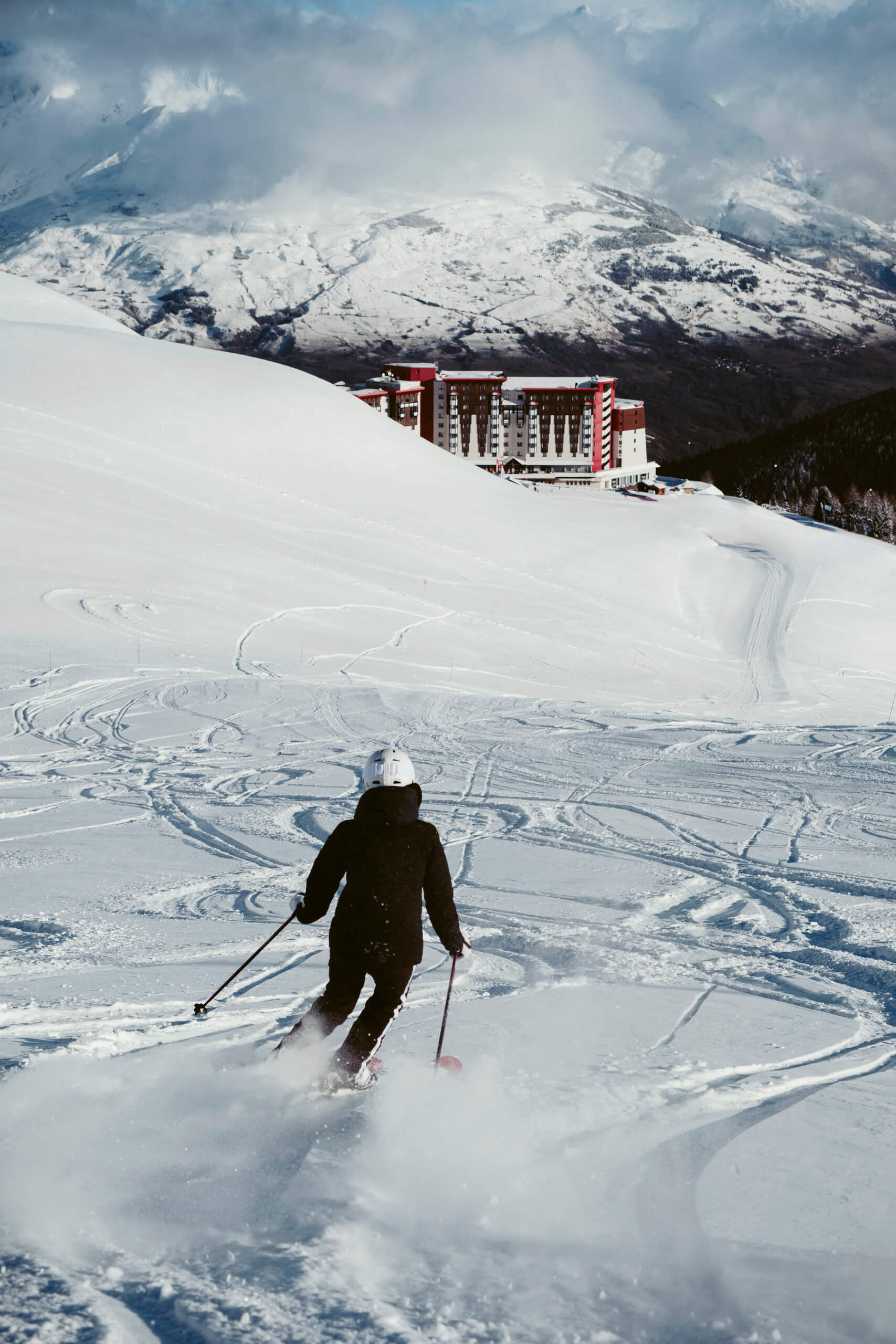 La Plagne resort exterior