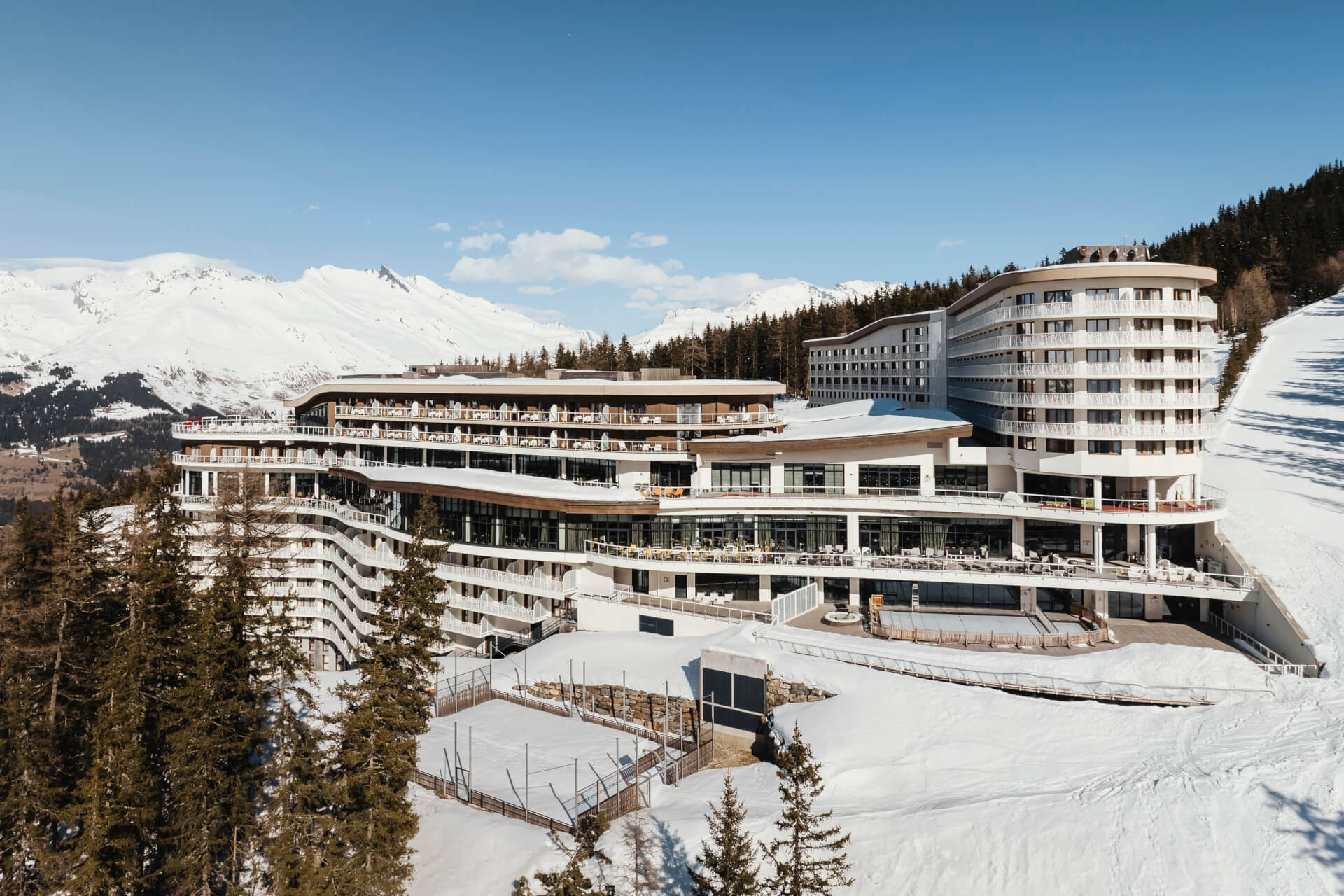 Club Med Les Arcs Panorama terrace