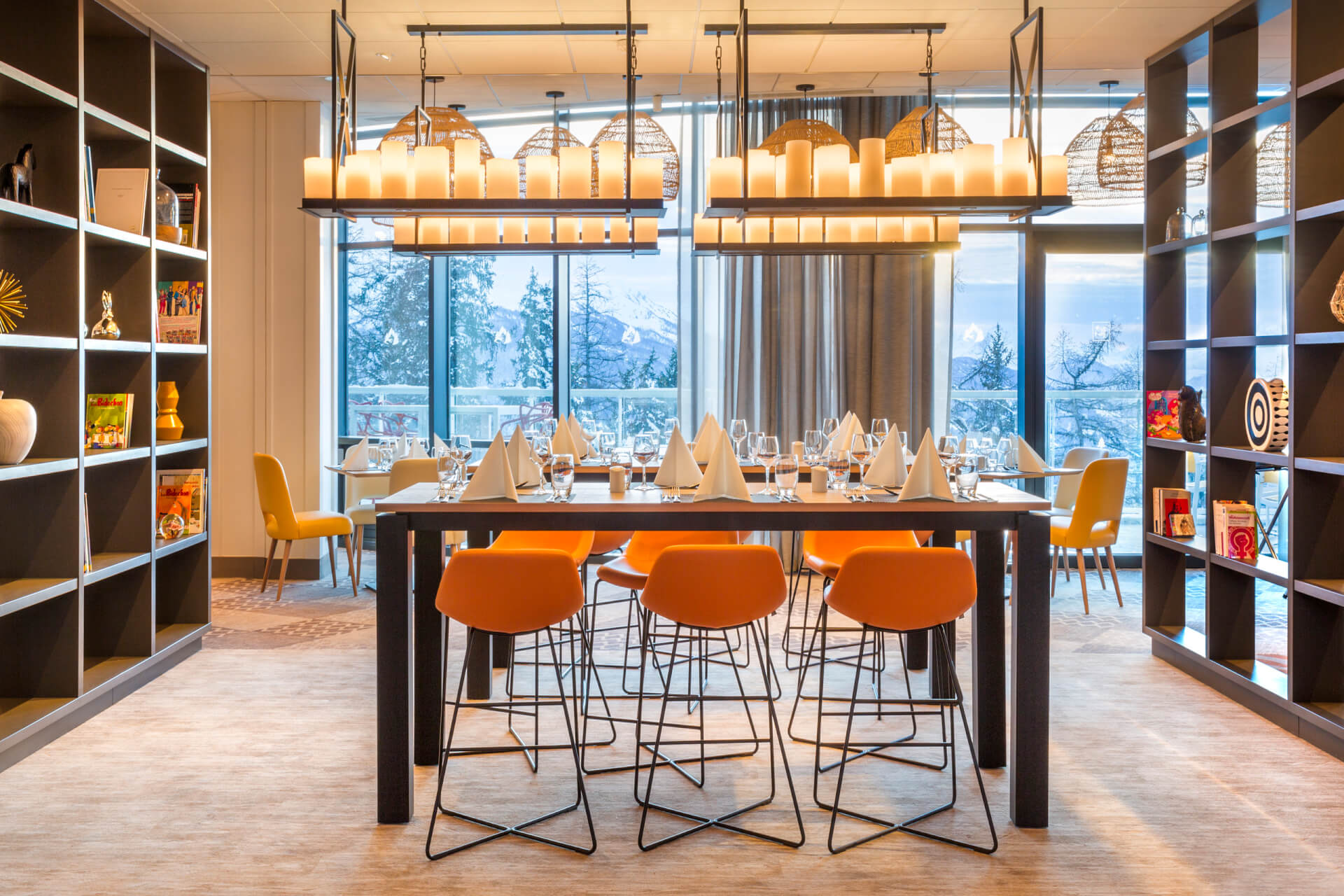 Dining at Club Med Les Arcs Panorama