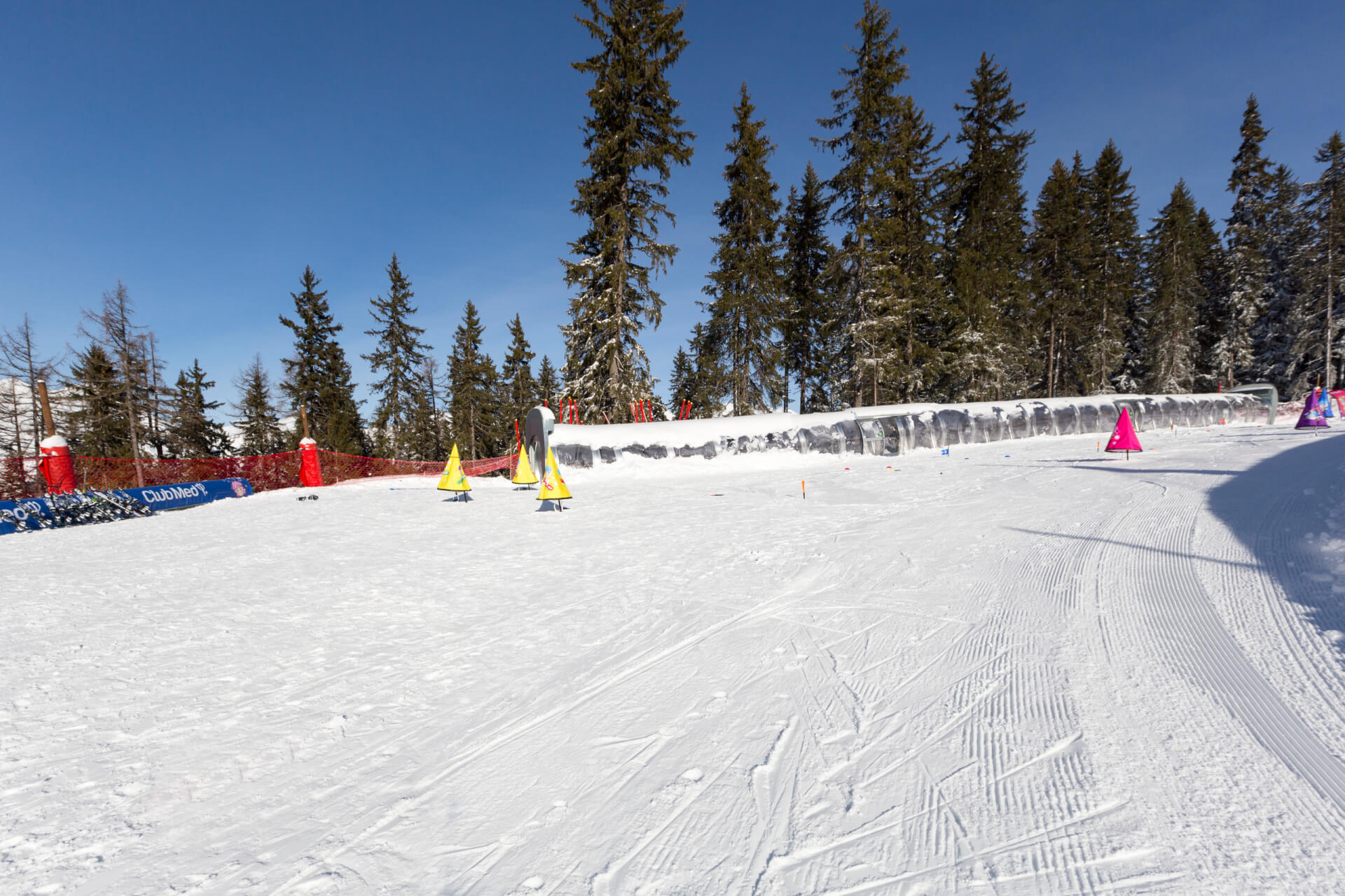 Snow garden or winter area Les Arcs Panorama