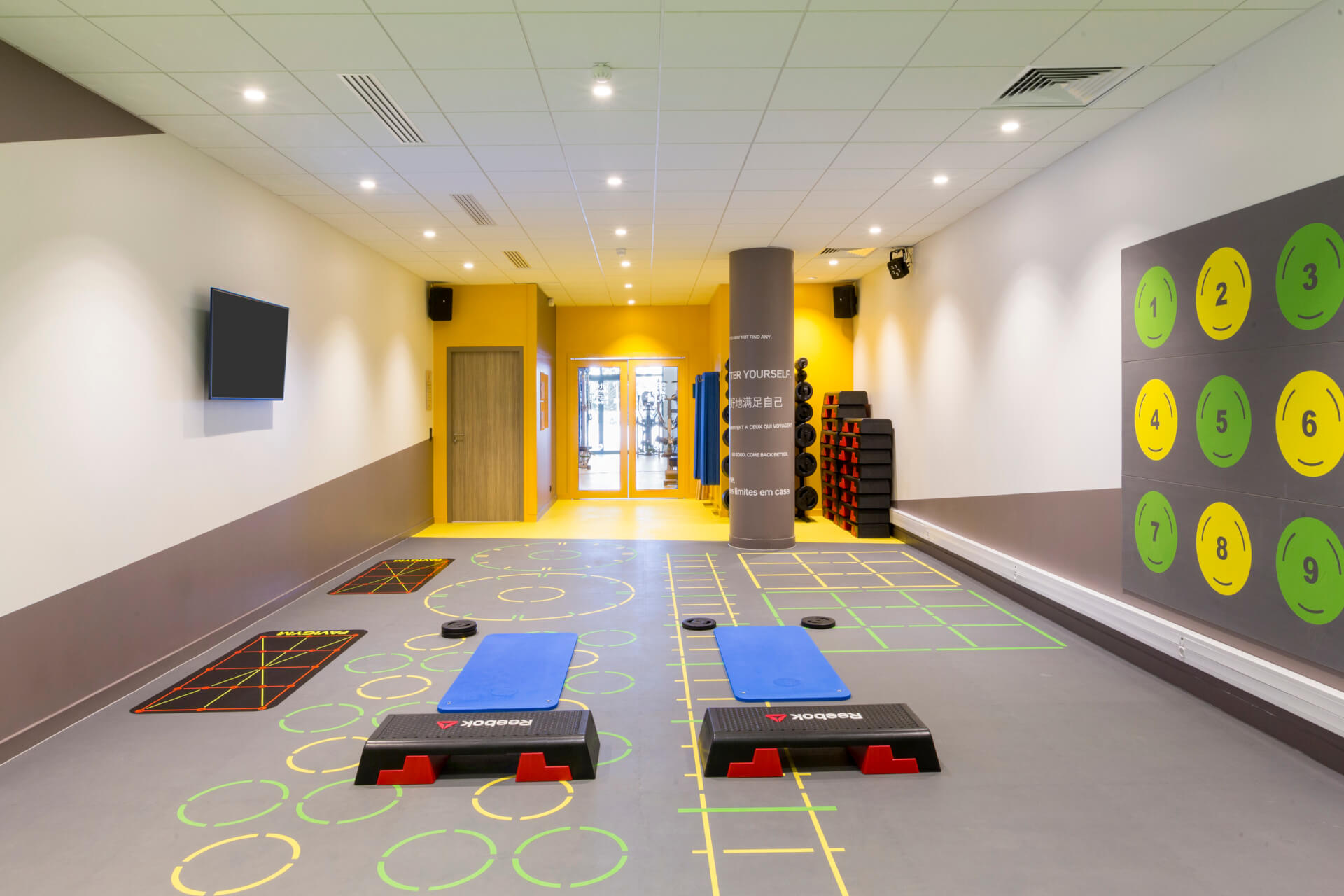 Fitness room Les Arcs Panorama