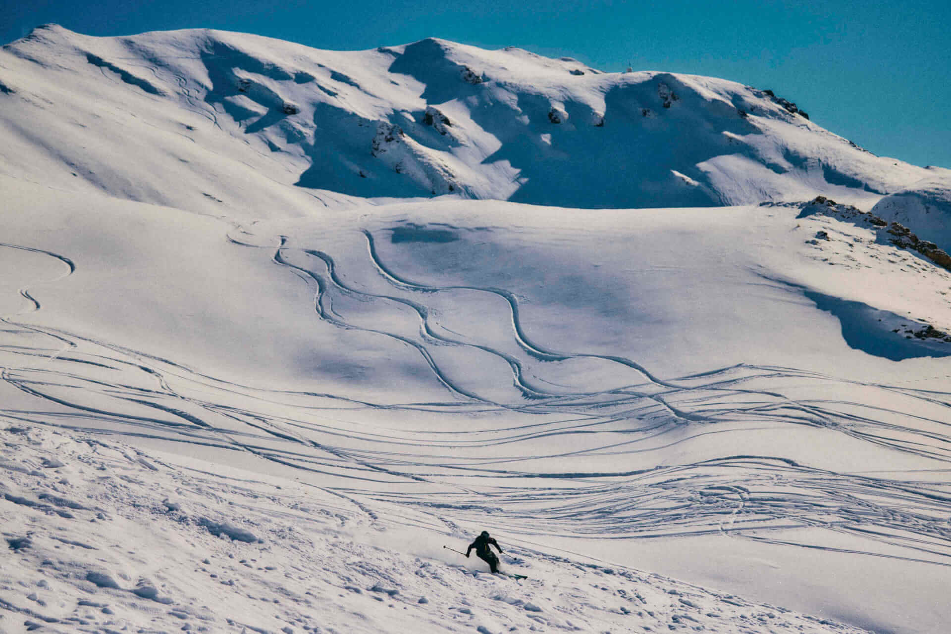 Skiing in Tignes