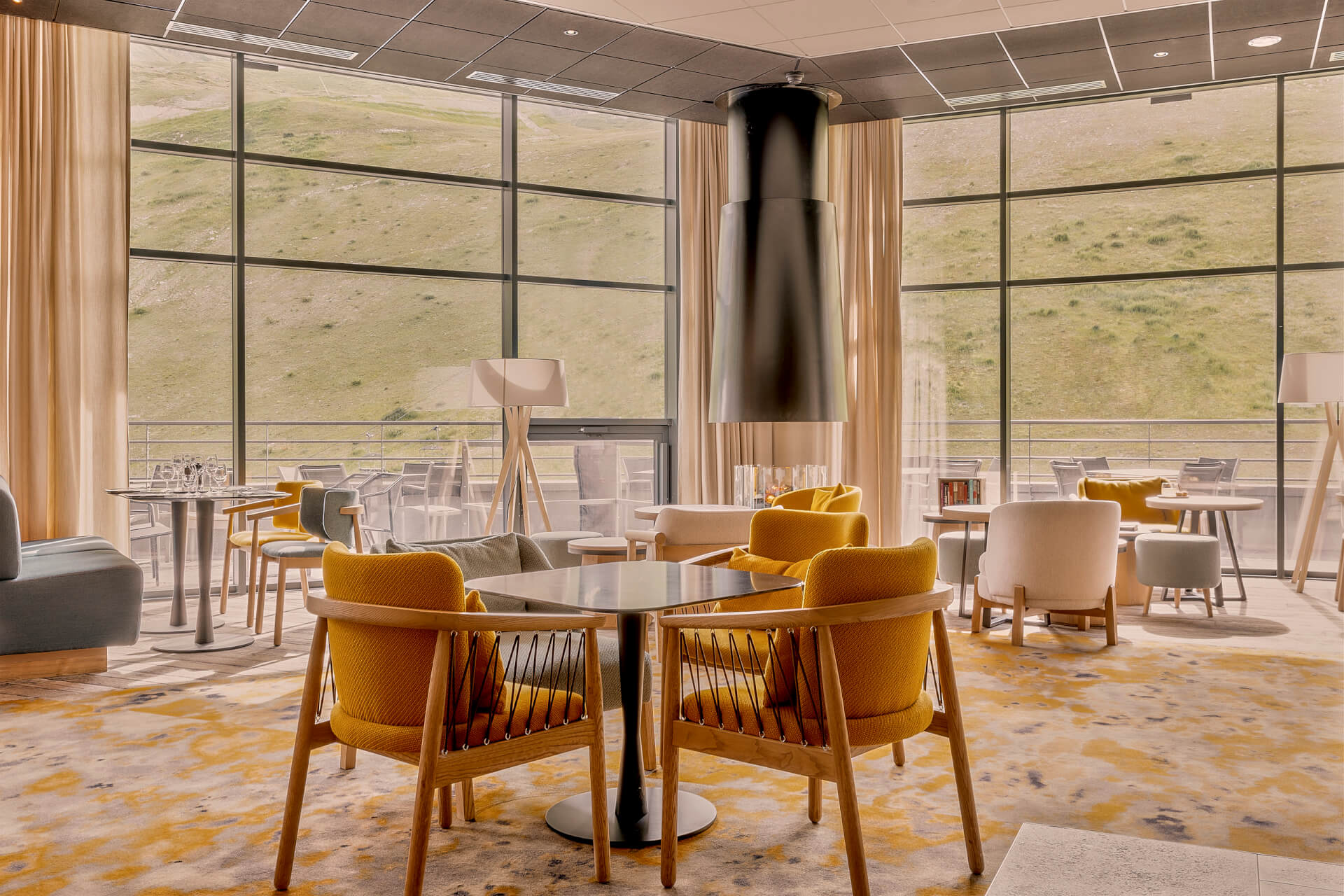 Gourmet lounge at Club Med Tignes
