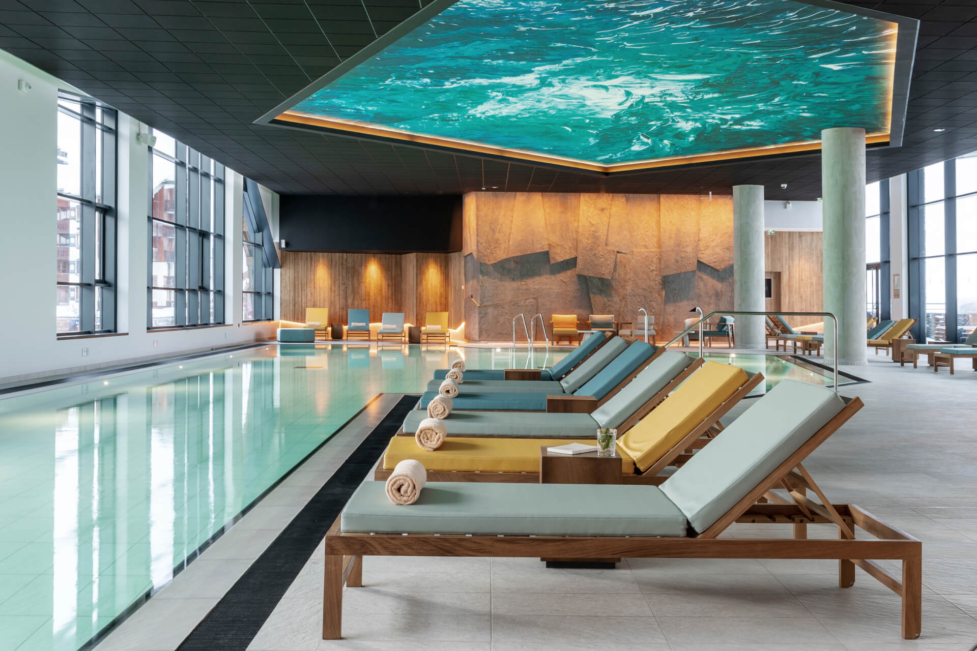 Indoor pool at Club Med Tignes