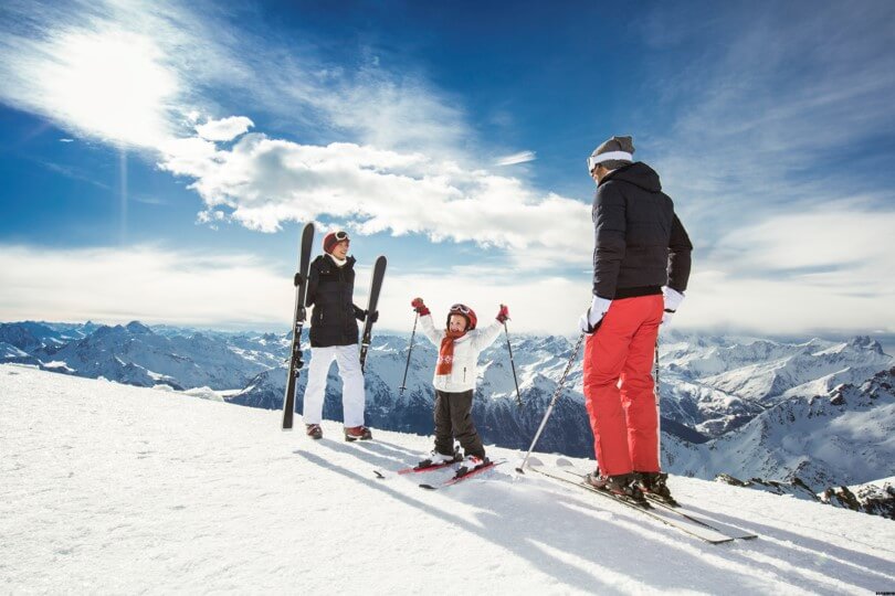 Ski en familia