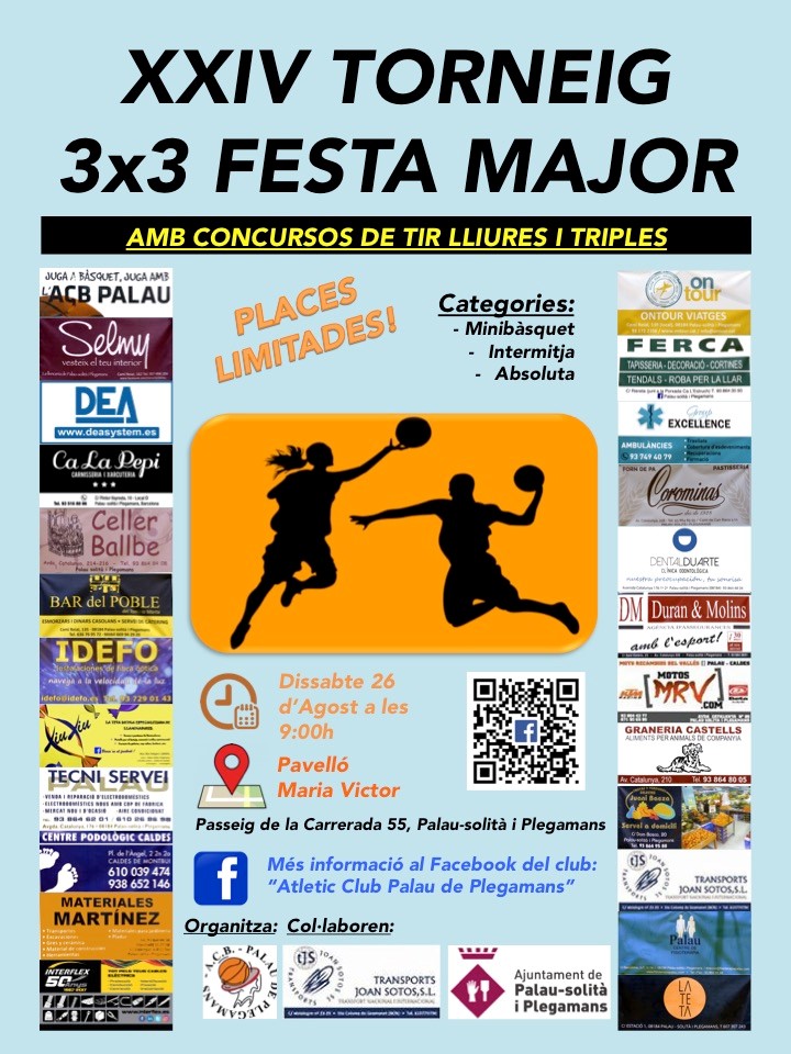 XXIV Torneig 3x3 Festa Major (Palau-solità i Plegamans) XXIV Torneig 3x3 Festa Major (Palau-solità i Plegamans)