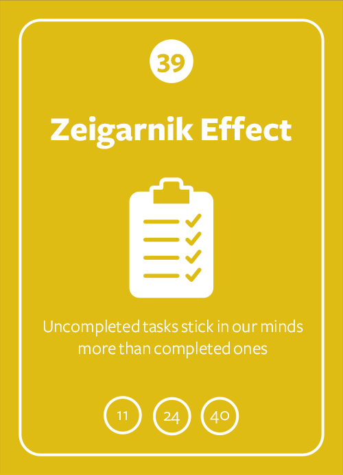 Zeigarnik Effect
