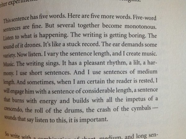 The power of varying sentence length