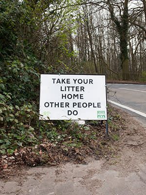Simple sign harnessing social proof in Tonbridge, Kent